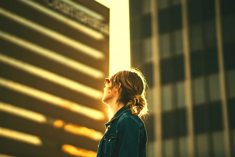 Golden Hour film preset example